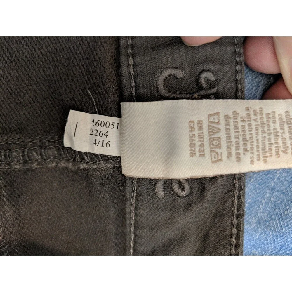 JUSTICE Simply Low Girls Gray Jegging Size 8 Skinny Stretch Legging Jeans